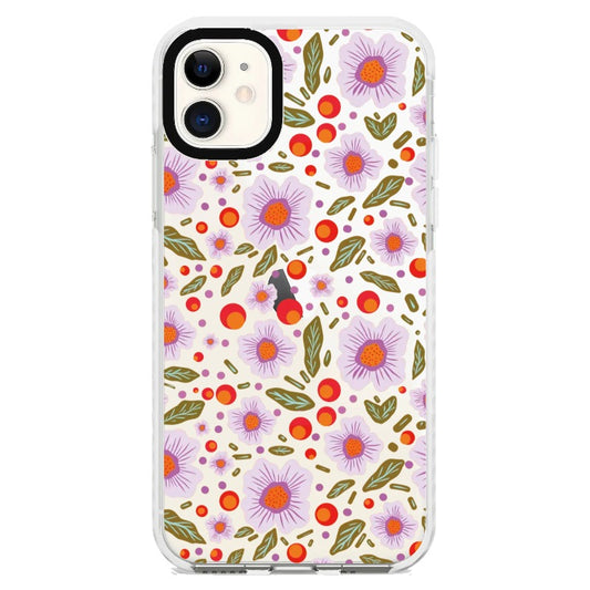 Pink Floral Pattern Phone Case 5_iPhone Clear Impact Case [1499274]