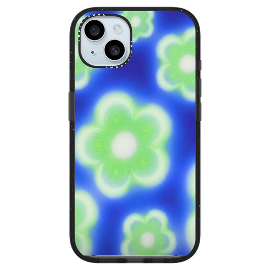 Blue and Green Illusive Flowers Phone Case_iPhone Ultra-Impact Case [1459718]