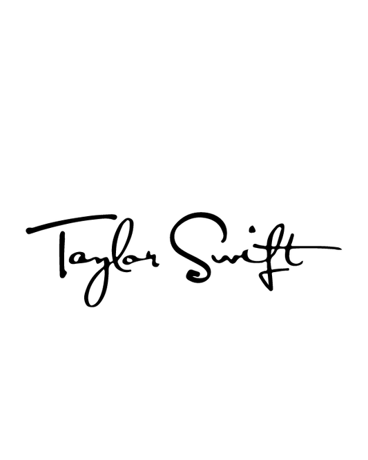 Taylor Swift firma 2*2 pulgadas