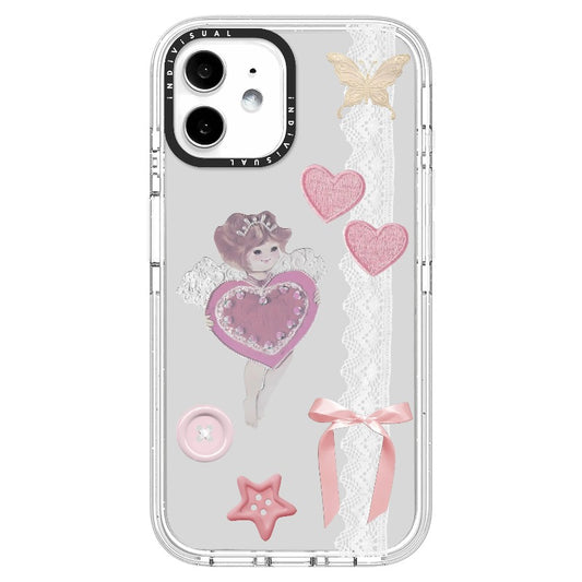 Pink Heart Angel and Lace_iPhone Ultra-Impact Case [1532122]