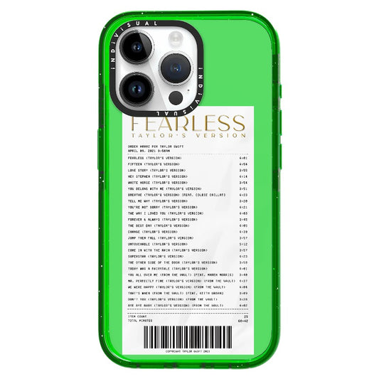 T.S Fearless Receipt Phone Case_iPhone Ultra-Impact Case [1505122]