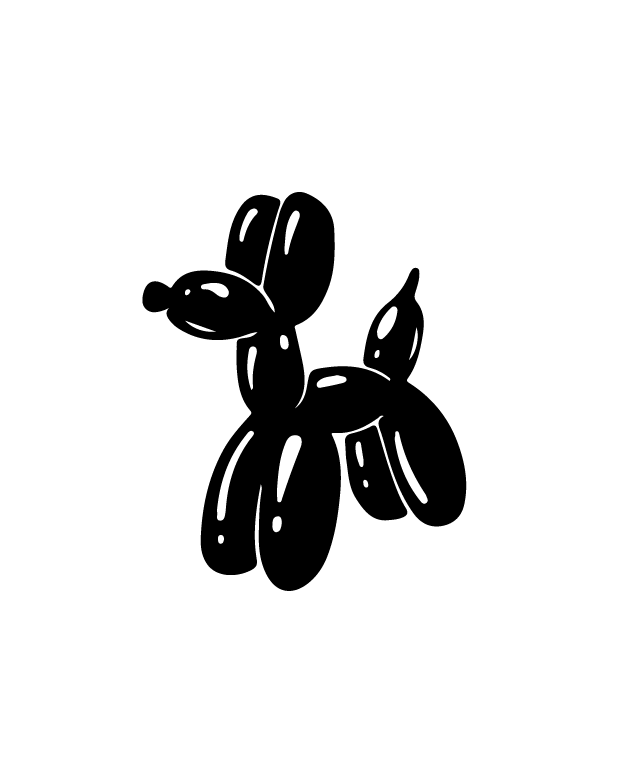 Balloon Dog Tattoo 2*2 inch – indivisual