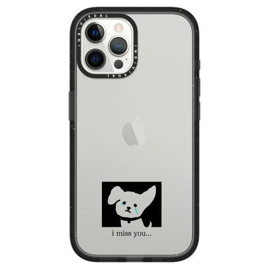 "I Miss You" Crying Puppy Minimal Phone Case_iPhone Ultra-Impact Case [1448041]