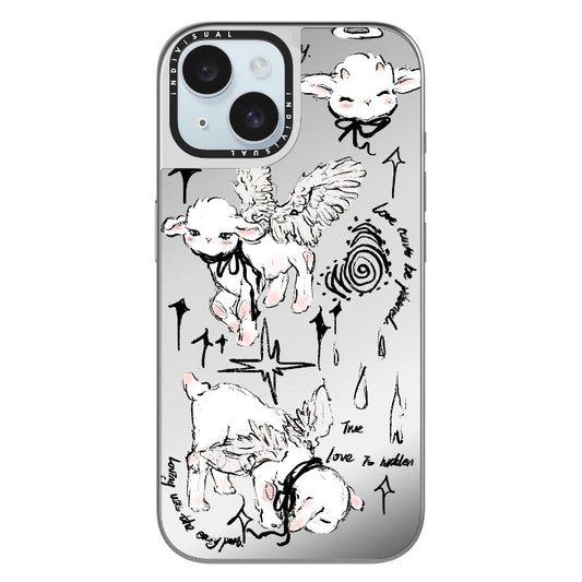 Angelic Lamb with Black Chocker_Clear Impact Phone Case [1503891]