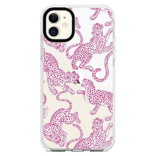 Pink Leopard Pattern_iPhone Clear Impact Case [1505116]