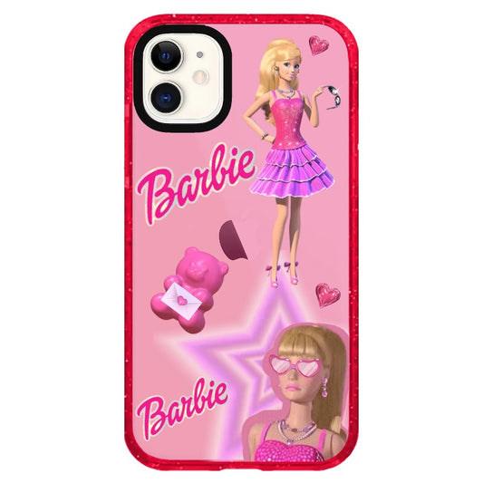 Barbie Inspired Pink Theme Phone Case_iPhone Clear Impact Case Limited  [934175]