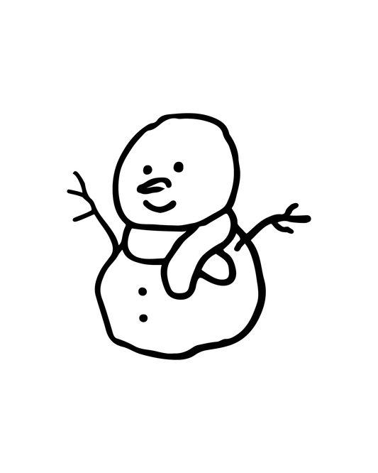 Little Snowman     2*2 inch