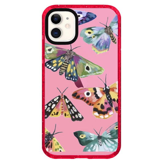 Butterflies Drawings Phone Case_iPhone Clear Impact Case Limited  [1447002]