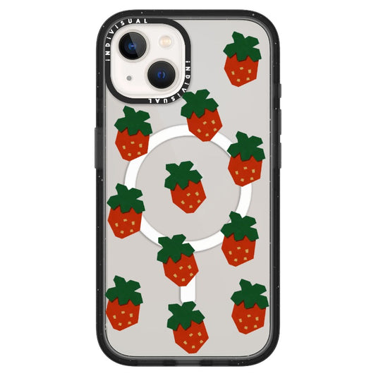 Paper-cuts Style Strawberries Phone Case_ iPhone Ultra-MagSafe Case [1459704]