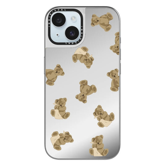 Teddy Bear with a Towel Pattern Phone Case_Clear Impact Phone Case [1525559]