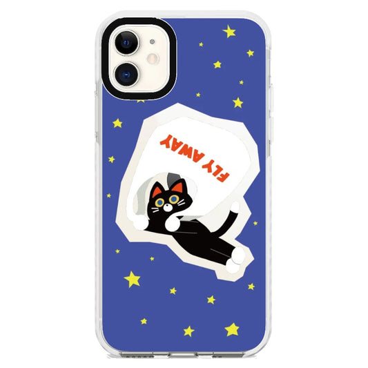 Flying Cat_iPhone Clear Impact Case [1597801]