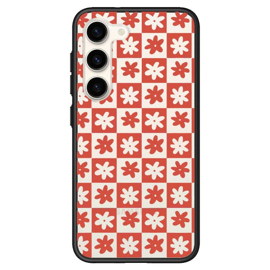 Orange Floro Pattern Phone Case_Samsung Z Flip [1475974]