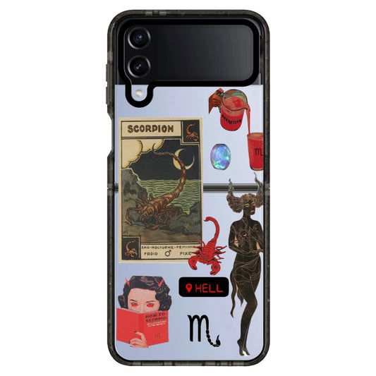 Zodiac Sign Series Scorpion Phone Case_Samsung Z Flip [1284715]
