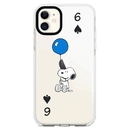 Snoopy, Peanuts, Poker Style Phone Case_iPhone Clear Impact Case [1445143]