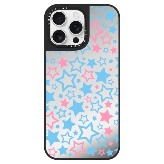 Star Girl Aesthetic Blue and Pink Stars_Clear Impact Phone Case [1463397]