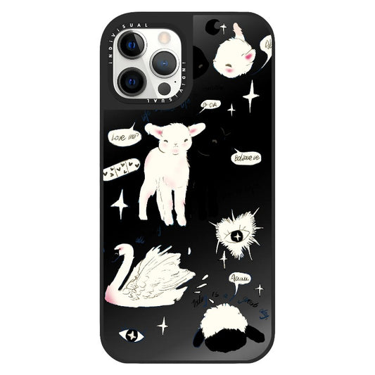 Lambs and Swan_Clear Impact Phone Case [1502850]