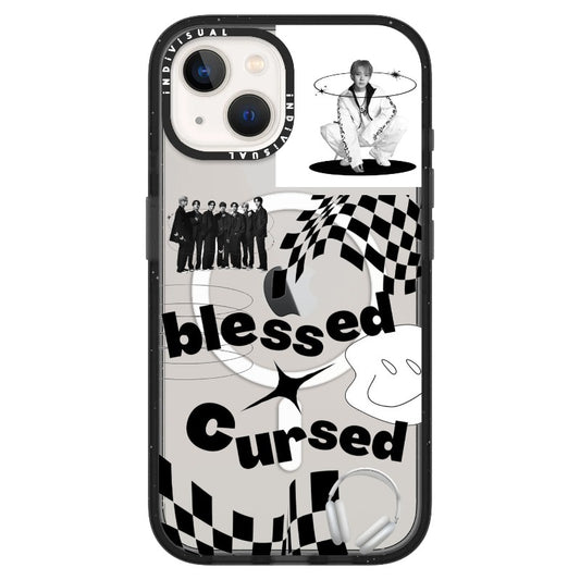 Enhypen Blessed Cursed Theme Black and White Phone Case_ iPhone Ultra-MagSafe Case [835433]