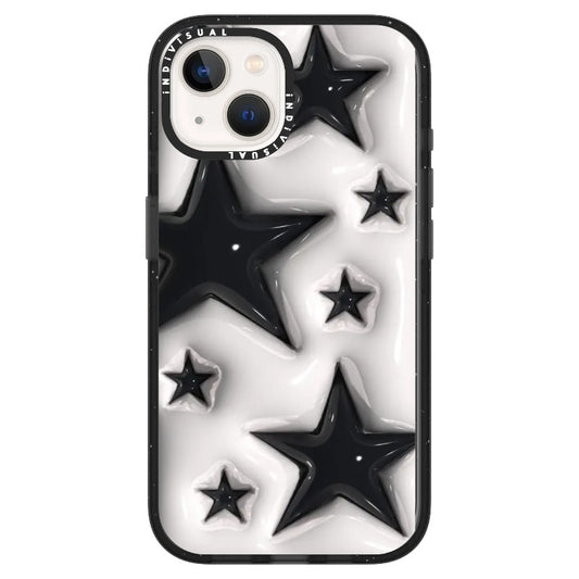 3D Black and White Star Pattern Phne case_ iPhone Ultra-MagSafe Case [1444108]