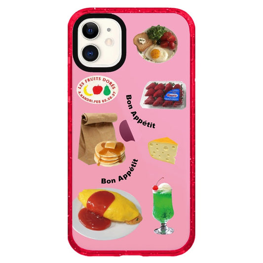 Bon Appètite Korean Style Food Theme Phone Case_iPhone Clear Impact Case Limited  [1446985]