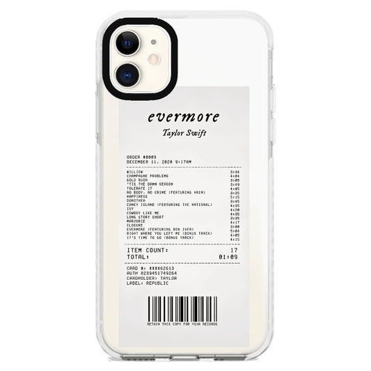 T.S Evermore Receipt Phone Case_iPhone Clear Impact Case [1505120]