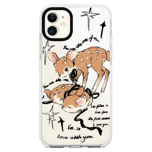 Sika Dear and Black Stars_iPhone Clear Impact Case [1503691]