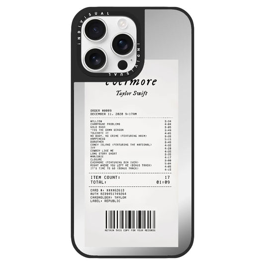 T.S Evermore Receipt Phone Case_Clear Impact Phone Case [1505120]