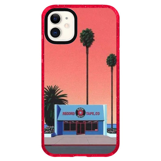 City Pop West Coast Sunset Style Phone Case _iPhone Clear Impact Case Limited  [1277484]