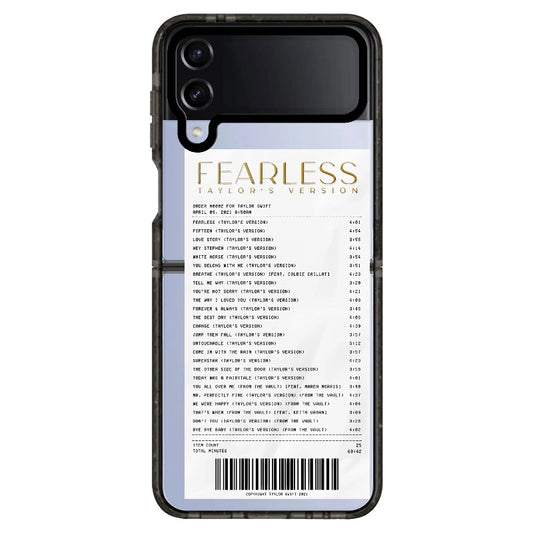 T.S Fearless Receipt Phone Case_Samsung Z Flip [1505122]