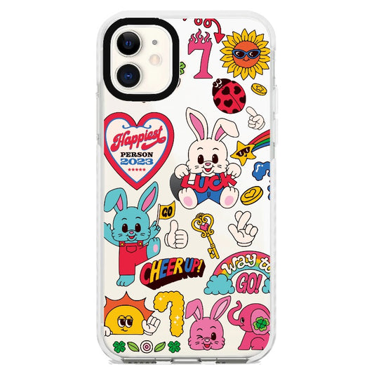 Happy Bunny 2023_iPhone Clear Impact Case [1502957]