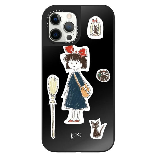 Kiki's Delivery Service Doodle Style Stickers Phone Case_Clear Impact Phone Case [1448095]