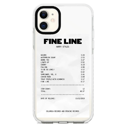 Harry Fine Line Receipt Phone Case_iPhone Clear Impact Case [1505124]