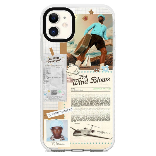 Tyler, the Creater Hot Wind Blows Call Me If You Get Lost Phone Case_iPhone Clear Impact Case [1289267]