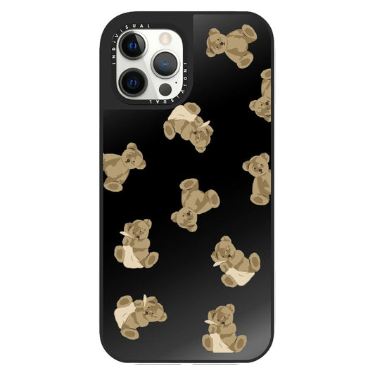 Teddy Bear with a Towel Pattern Phone Case_Clear Impact Phone Case [1525559]