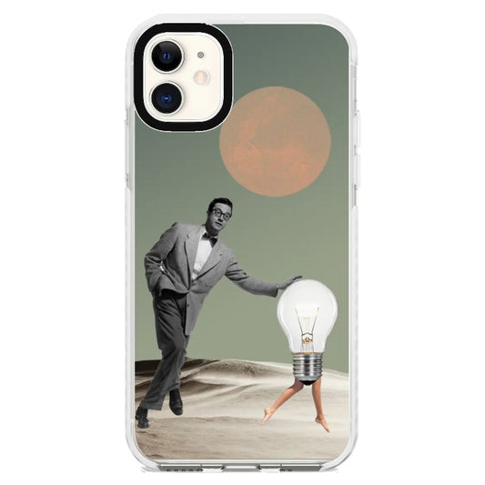 Man and Bulb_iPhone Clear Impact Case [1490632]