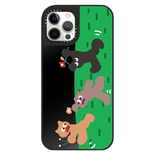 Chasing on Grass_Clear Impact Phone Case [1535165]