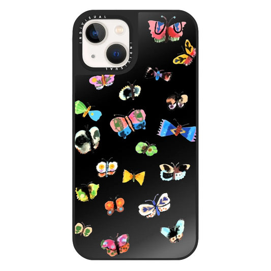 Colorful Watercolor Style Butterflies Phone Case_Clear Impact Phone Case [1446166]