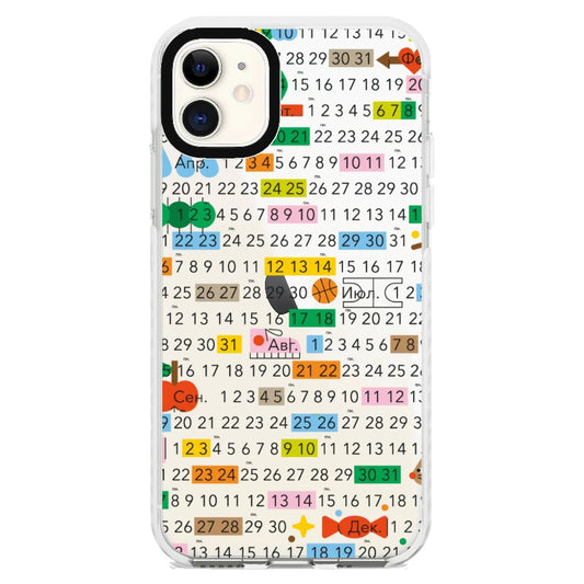 Numbers and Colors_iPhone Clear Impact Case [1498845]