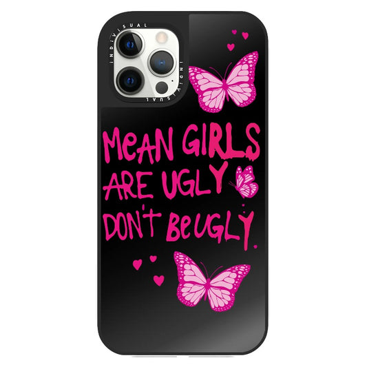 “Mean Girls are Ugly" Pink Themed Phone Case_Clear Impact Phone Case [1502031]