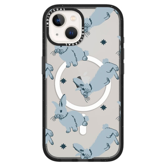 Blue Rabbits Pattern_ iPhone Ultra-MagSafe Case [1495311]