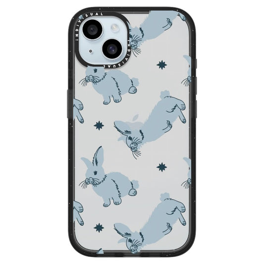 Blue Rabbits Pattern_iPhone Ultra-Impact Case [1495311]
