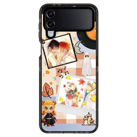 Fall/orange anime case_Samsung Z Flip [1433608]