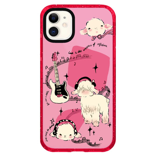 Music Lover Lamb_iPhone Clear Impact Case Limited  [1506875]