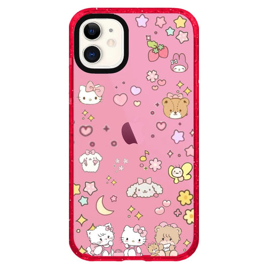 Hello Kitty Star Sticker Phone Case_iPhone Clear Impact Case Limited  [835853]