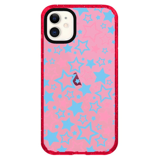 Star Girl Aesthetic Blue and Pink Stars_iPhone Clear Impact Case Limited  [1463397]