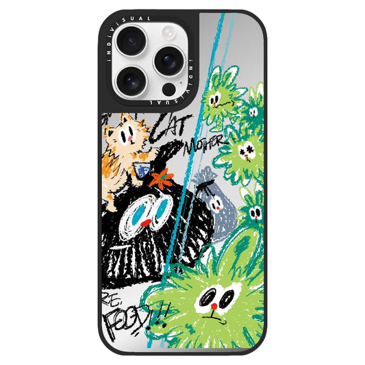 Wild Cat Crayon Sketch_Clear Impact Phone Case [1505096]