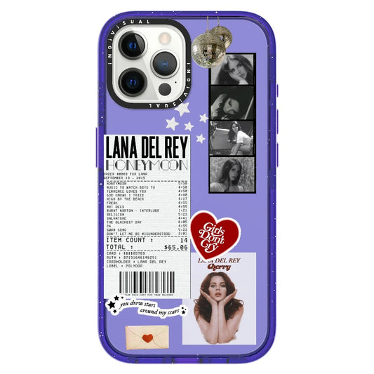 Lana Del Rey Honey Moon Receipt and Mirror Ball Phone Case_iPhone Ultra-Impact Case [1475398]