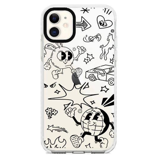 Cartoon Collage_iPhone Clear Impact Case [1491176]