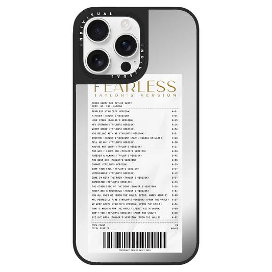 T.S Fearless Receipt Phone Case_Clear Impact Phone Case [1505122]