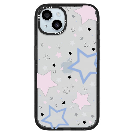 Pink, Blue and Black Stars_iPhone Ultra-Impact Case [1506968]