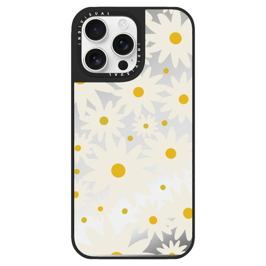 White Flowers Illustration Pattern Phone Case_Clear Impact Phone Case [1499275]